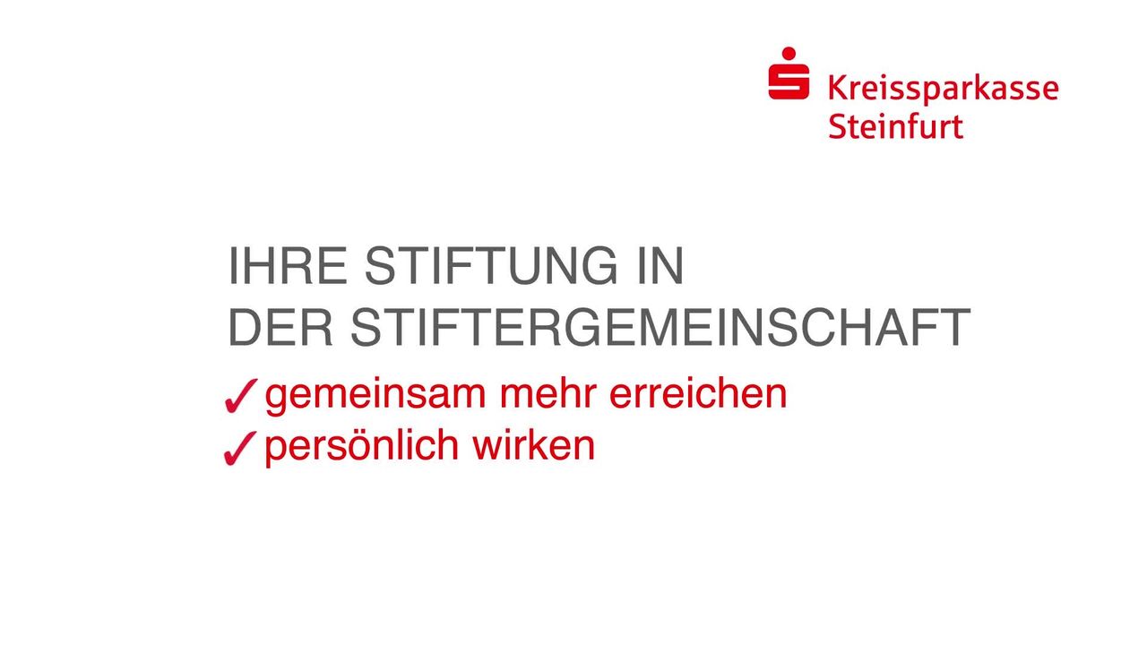 Stiftergemeinschaft Kreissparkasse Steinfurt