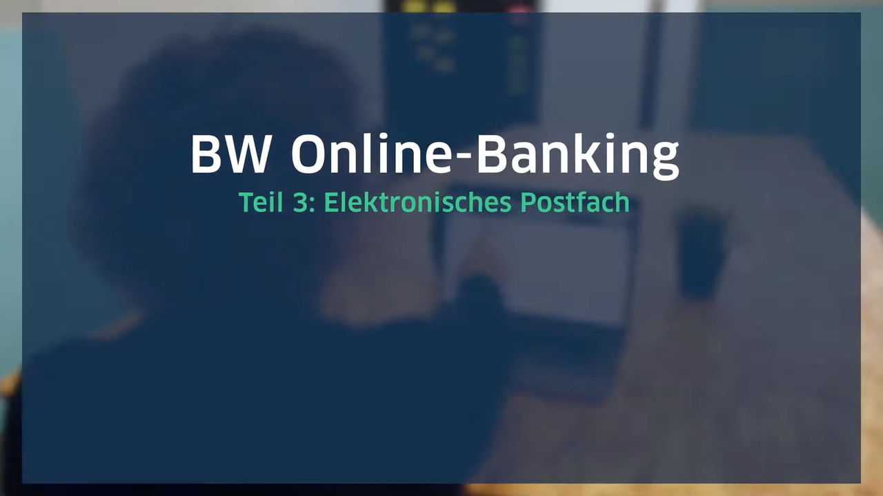 Erste Schritte Ins Online Banking Bw Bank